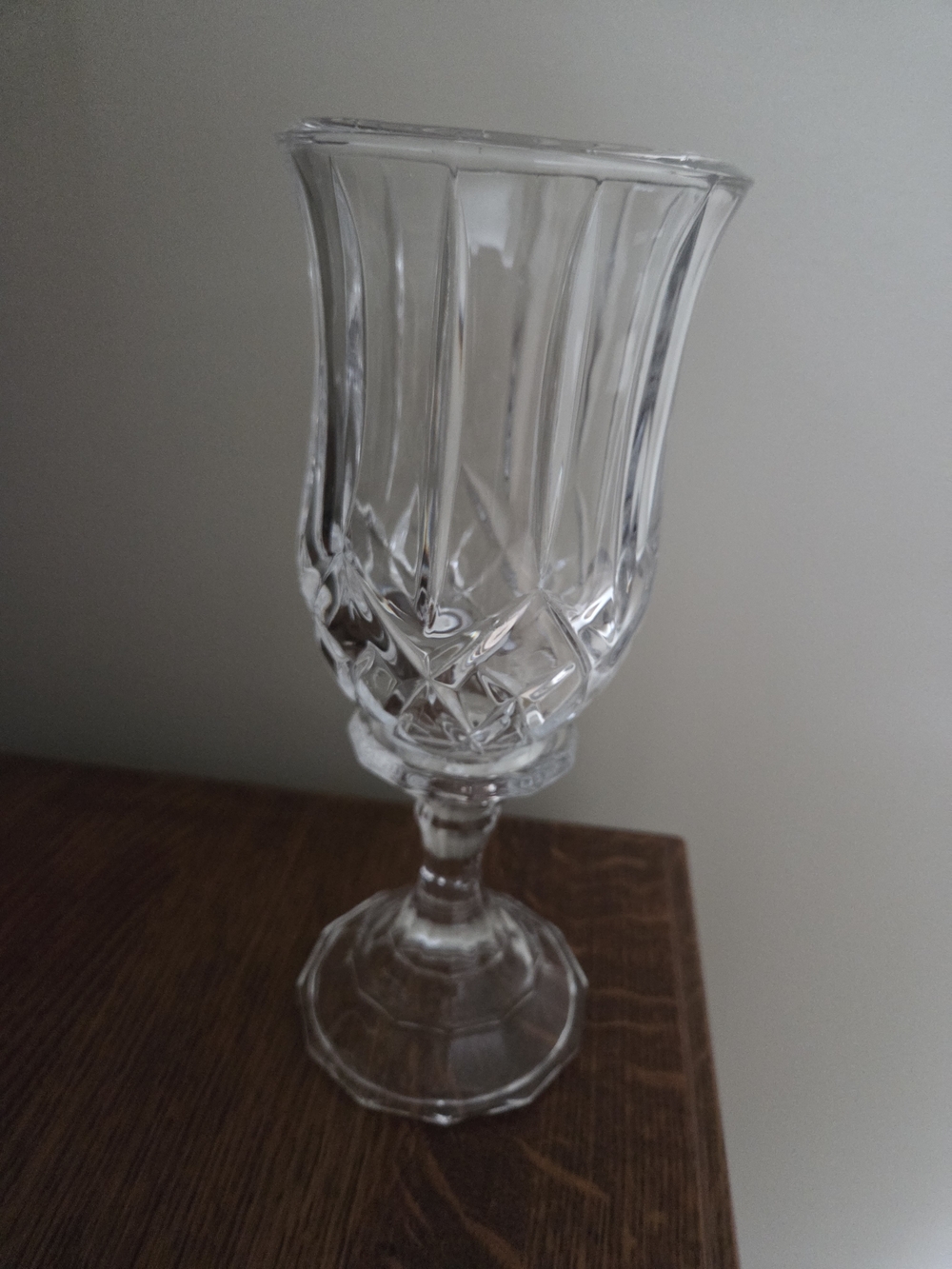 Glass Crystal Hurricane Candle Holder